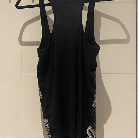 SOLD. Armani Exchange chevron sequence tank top-gorgeous!!! - Picture 3 of 7